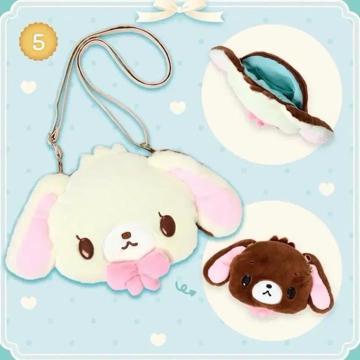 [BUNJANG] Sugarbunnies Biscuit Reversible Tote Bag / Crossbody Bag / 슈가바니즈 비스킷 양면 페이스 가방 토트백 크로스백