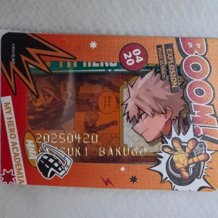 [BUNJANG] My Hero Academia Bakugo 2025 Birthday Card + Official Toploader Bundle / 히로아카 나히아 바쿠고 2025 생일카드+공식 탑로더 일괄