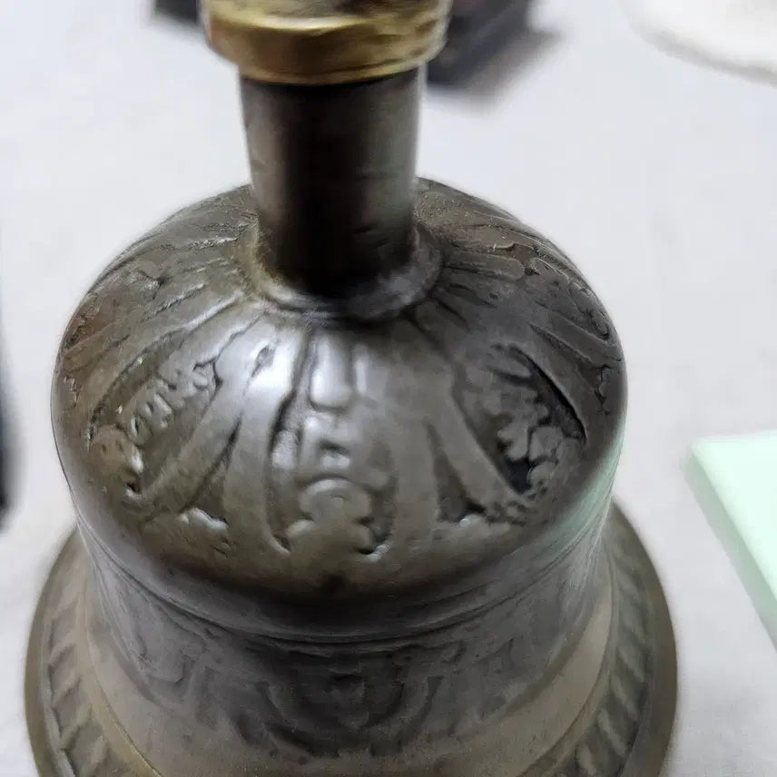 [BUNJANG] Tibetan Style Vajra Bell and Dorje Set / 티베트 양식 금강령 금강저 세트 수공예 의식구 빈티지 소장품