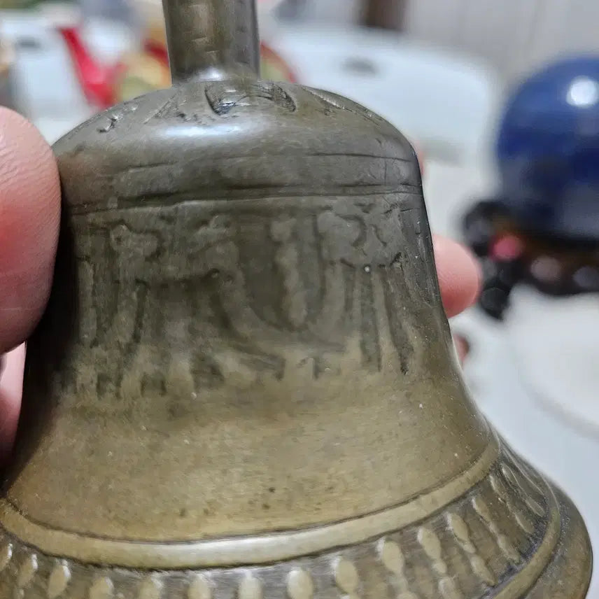 [BUNJANG] Tibetan Style Vajra Bell and Dorje Set / 티베트 양식 금강령 금강저 세트 수공예 의식구 빈티지 소장품