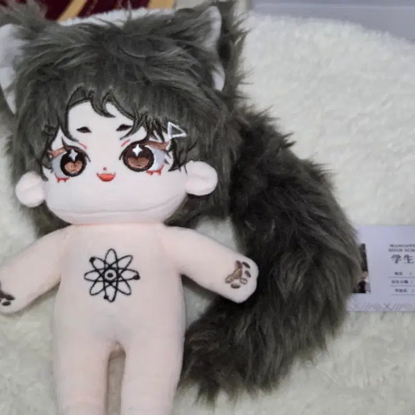 [BUNJANG] 20cm Unspecified Wolf Plush Doll / 무속성 늑대 20깅 20cm솜인형