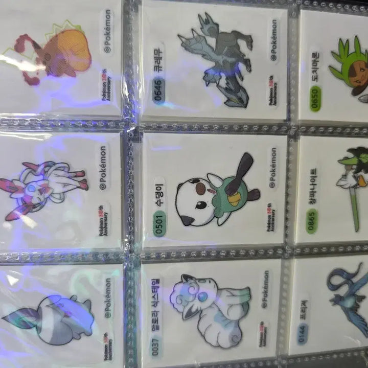 [BUNJANG] Pokemon Stick Seal Gen 1 - Three-Digit No-Code / 포켓몬 띠부씰 1세대 세자리 노코드 구매