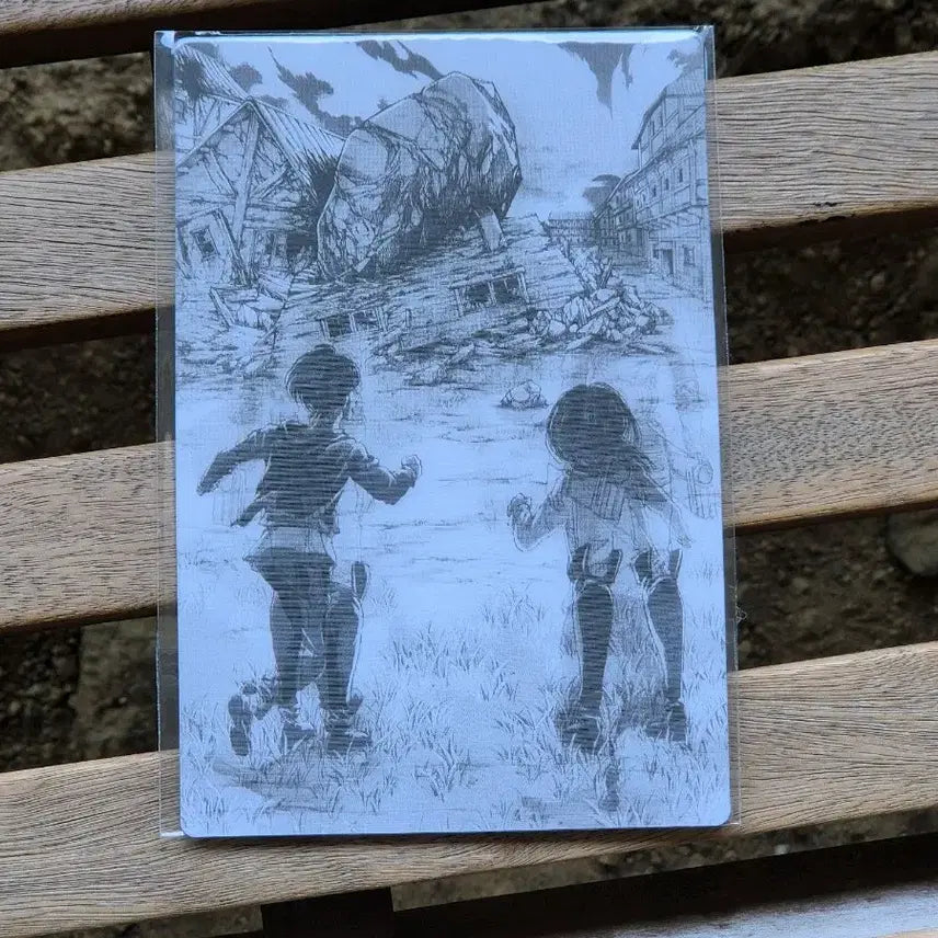 [BUNJANG] Attack on Titan Lenticular Postcard Set (Mikasa, Eren) - Sealed / 진격거 렌티큘러 엽서 미개봉 새상품 미카사 에렌 진격의거인