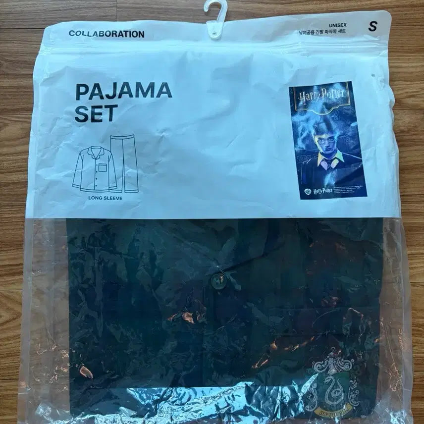 [BUNJANG] Spao Harry Potter Slytherin Flannel Pajama Green S / 미개봉) 스파오 해리포터 슬리데린 프란넬 그린 파자마 S