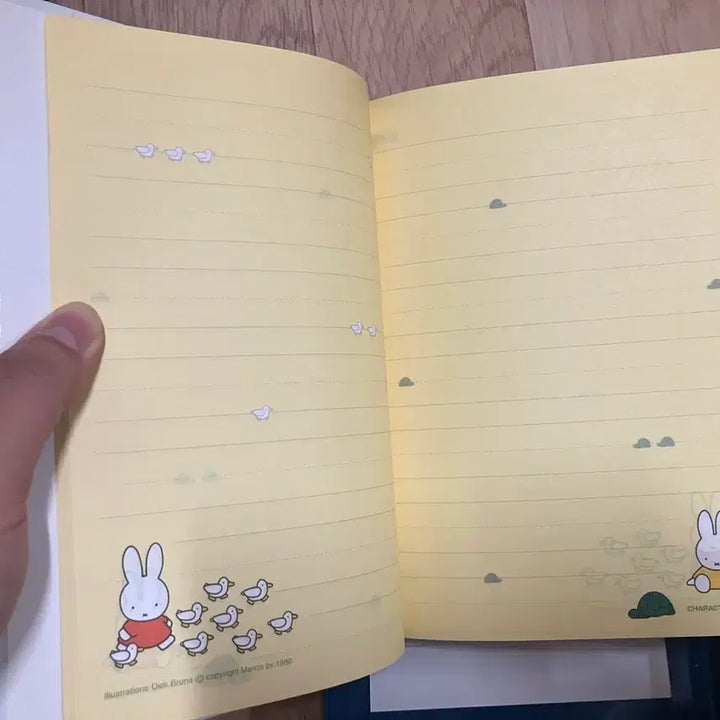 [BUNJANG] Miffy Hardcover Diary Notebook / 고전문구 미피 노트 일기장 하드커버 다이어리