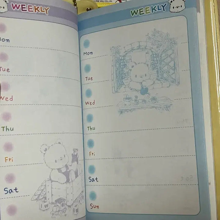 [BUNJANG] Whipbear Sponge Diary Notebook / 고전문구 윕베어 스폰지 다이어리 노트 일기장