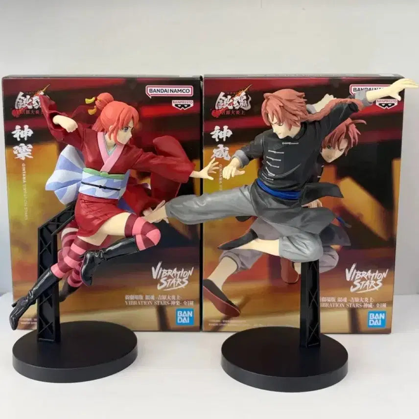 [BUNJANG] Gintama Bandai Yoshirawa Enshou Kagura Kamui Figure Bundle Set / 은혼 요시와라 염상 반다이 바이브레이션 카구라 카무이 피규어 일괄