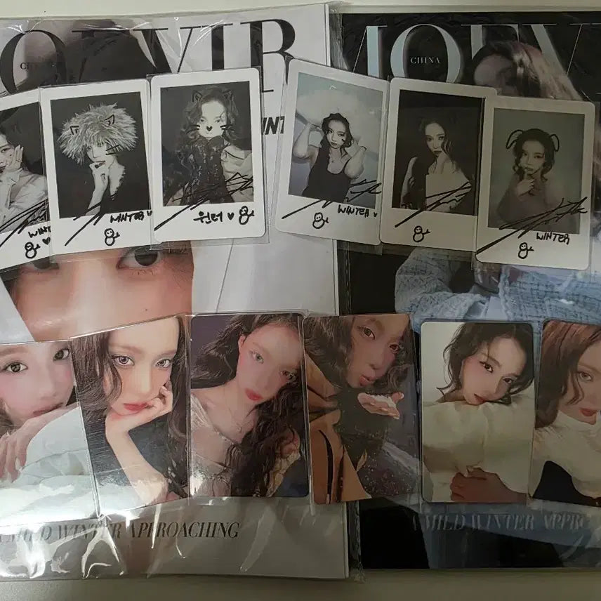 [BUNJANG] Aespa Winter MOEVIR China Magazine Photocard Bundle / 에스파 윈터 MOEVIR 중국 잡지