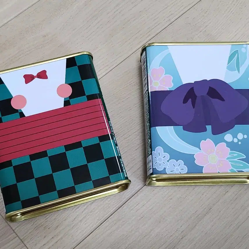 [BUNJANG] Demon Slayer: Kimetsu no Yaiba Sakuma Drops Candy Empty Tin - Tanjiro &amp; Inosuke (Unsealed) / 귀멸의칼날 귀칼 사쿠마 드롭스 캔디 미개봉 공병 탄지로 이노스케