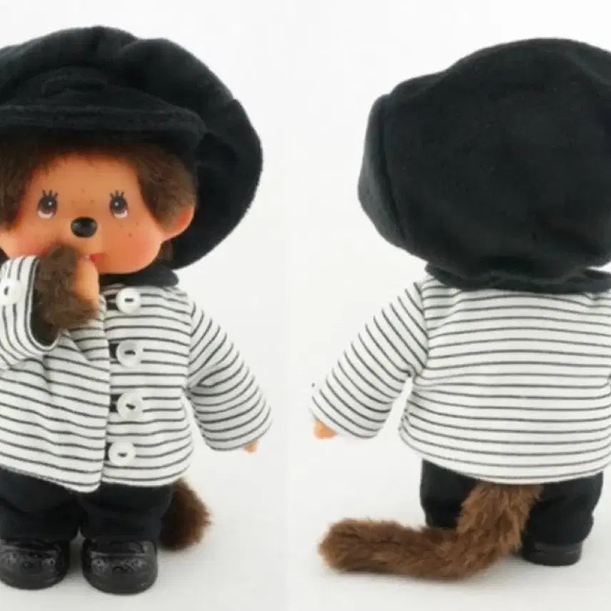 [BUNJANG] French Style Monchhichi S Size Doll / 프렌치스타일 패션 몬치치S 택달린 새상품