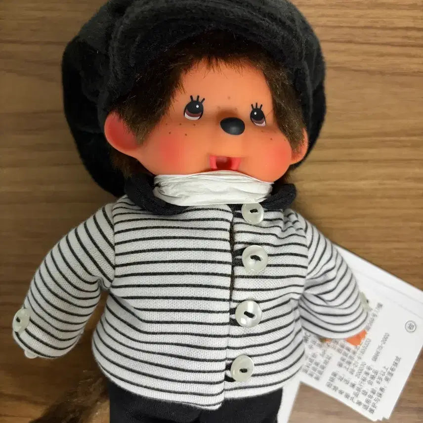 [BUNJANG] French Style Monchhichi S Size Doll / 프렌치스타일 패션 몬치치S 택달린 새상품
