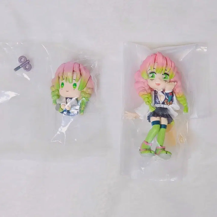 [BUNJANG] Demon Slayer Mitsuri Kanroji Fapeton Gacha Figure Bundle Set / 귀멸의 칼날 팔버스, 페탓토, 어깨쿵 칸로지 미츠리 가챠 피규어