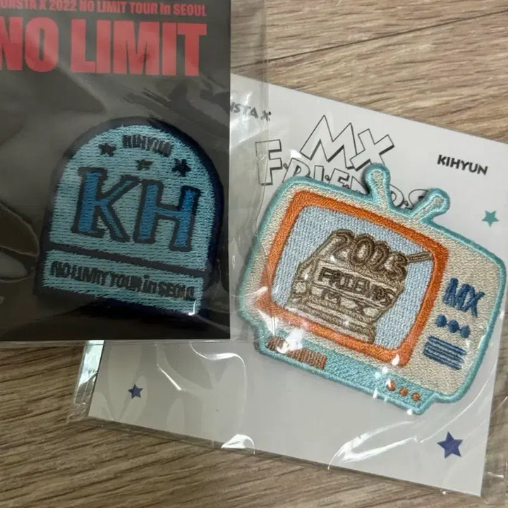 [BUNJANG] Monsta X Minhyuk Kihyun Hyungwon Norimit Tour/MX Friends Wappen Bundle Set / 몬스타엑스 짭구삼 민혁 기현 형원 와펜 6개 일괄!