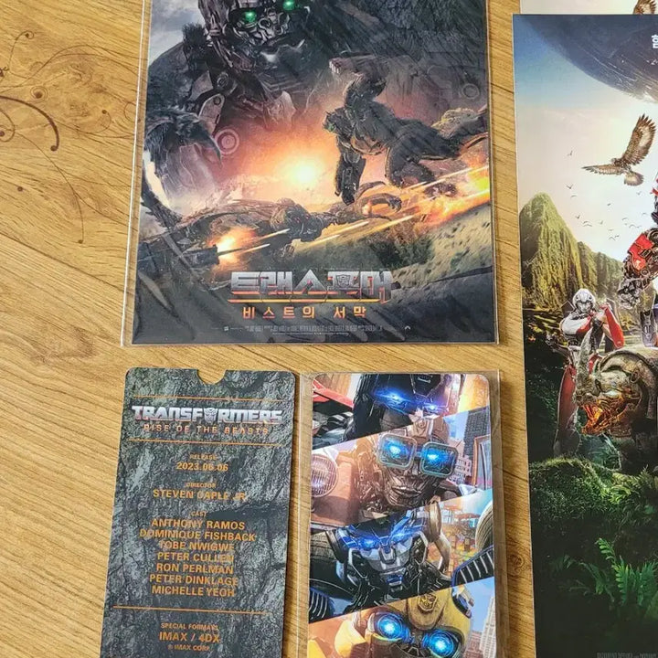 [BUNJANG] Transformers Art Card Bundle Set / 일괄)트랜스포머아트카드 트랜스포머특전 영화전단지 트랜스포머티켓