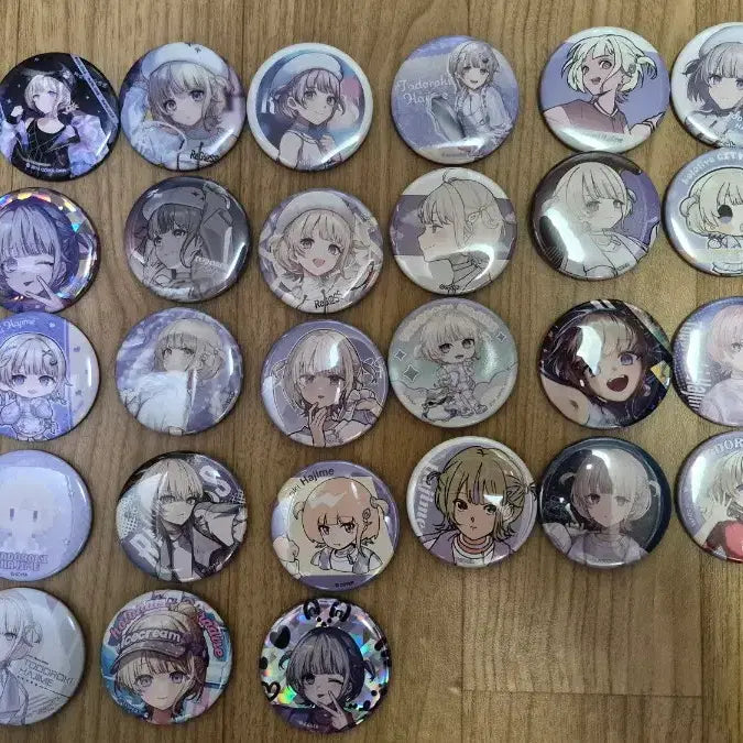 [BUNJANG] Hololive Regloss Todoroki Hajime Can Badge Bundle Set / 홀로라이브 리글로스 토도로키 하지메 캔뱃지 일괄