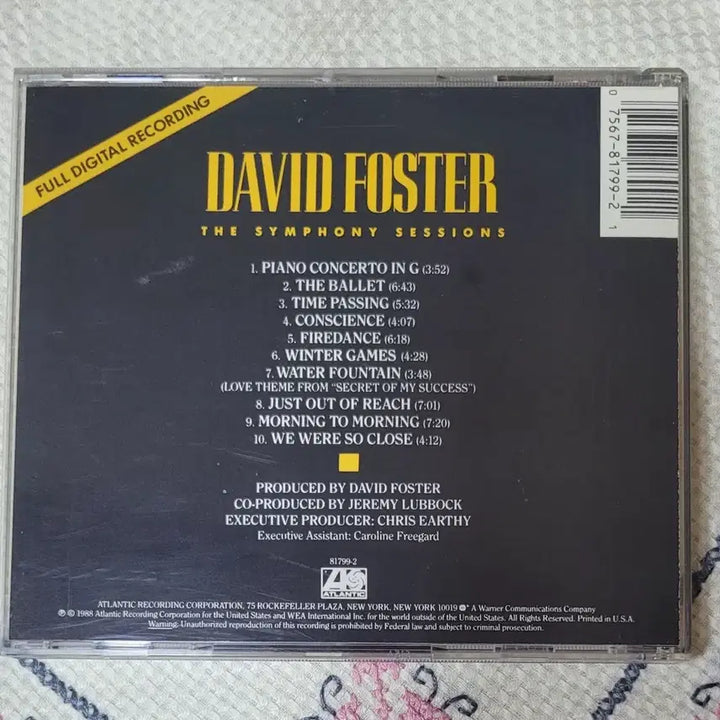[BUNJANG] David Foster CD / 데이비드 포스터 시디