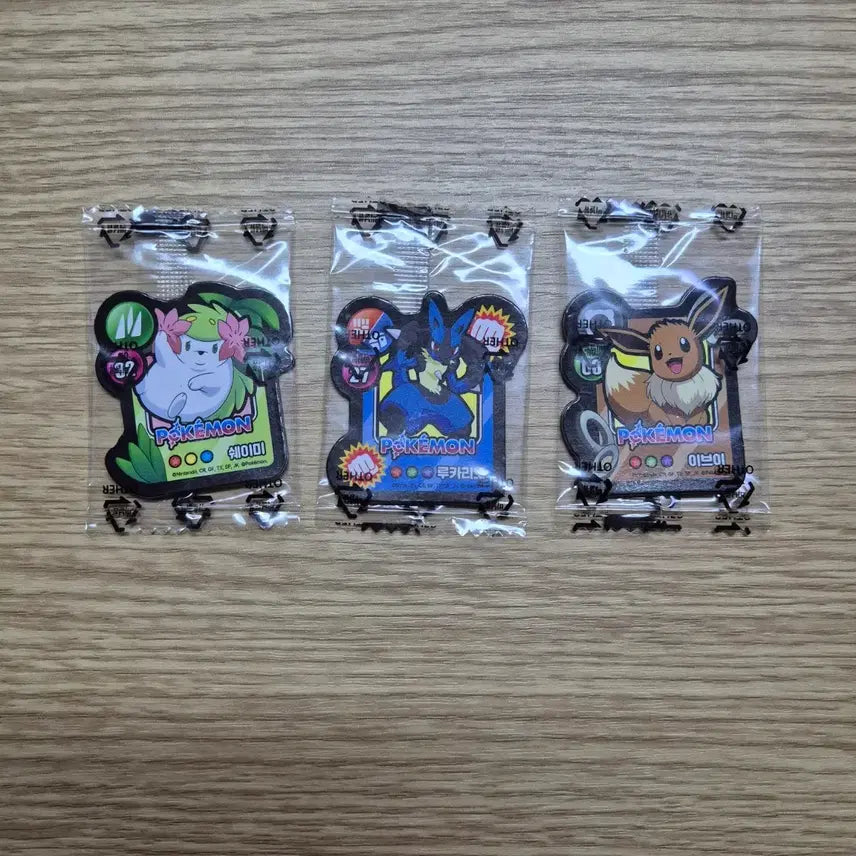 [BUNJANG] Pokemon Magnet Set (Lucario, Shaymin, Eevee) / 포켓몬 마그넷 루카리오, 쉐이미, 이브이 일괄 판매