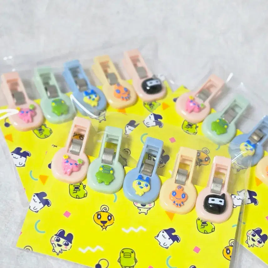 [BUNJANG] Tamagotchi Clip Set / 다마고치 클립 집게