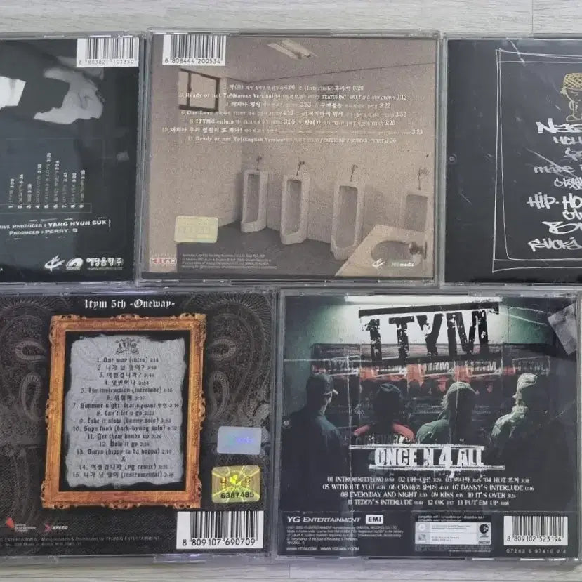 [BUNJANG] 1TYM 1-5th Album (Unsealed CD) / 원타임 1TYM 1-5집 (개봉 CD)