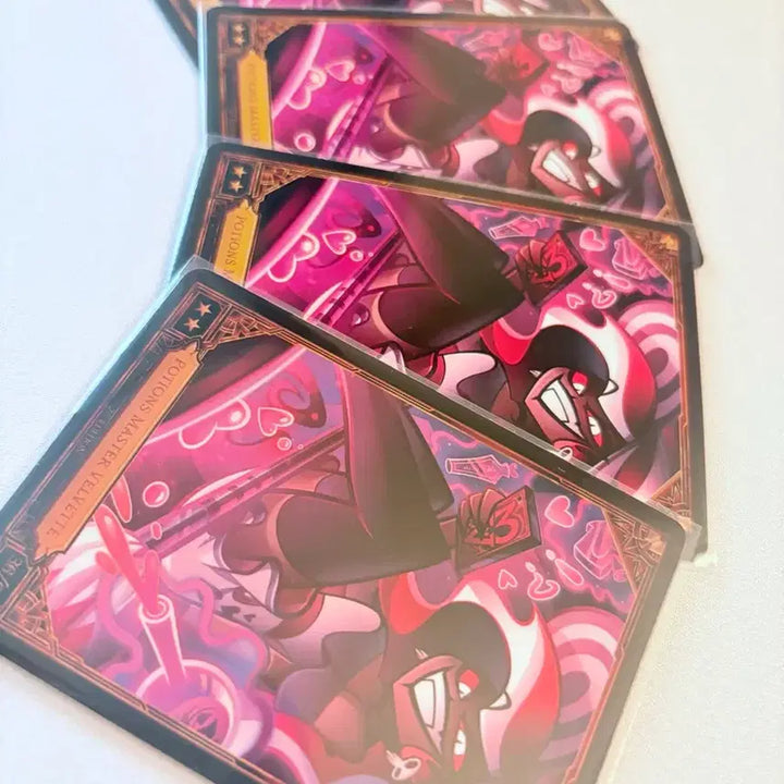 [BUNJANG] Hasbean Hotel Velvet Trading Cards Bundle Set (4 Cards) / 해즈빈 호텔 벨벳 트레이딩 카드 4장 일괄