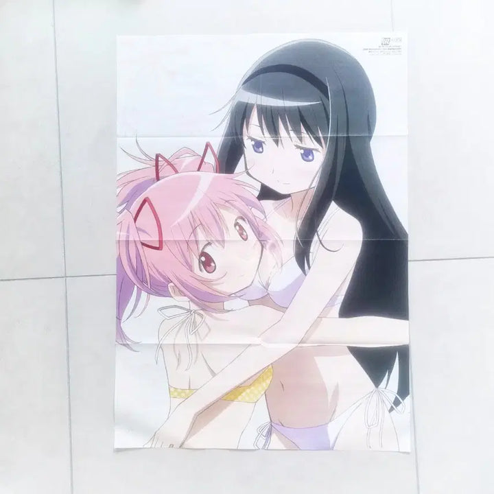 [BUNJANG] Puella Magi Madoka Magica Homura Akemi B2 Tapestry Poster / 마법소녀 마도카 마기카 빅 포스터 태피스트리 미소녀 마마마 호무라
