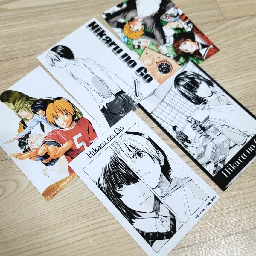 [BUNJANG] Hikaru no Go Hikago Goban Original Art Exhibition Lottery Goods Prize E Bromide Set / 히카루의 바둑 히카고 고바왕 원화전 쿠지 굿즈 E상 브로마이드 세트
