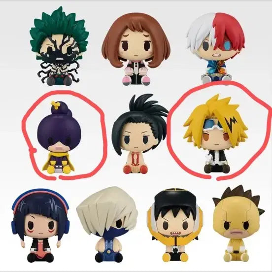 [BUNJANG] My Hero Academia F Prize G Prize Choconoqo Bundle Set Figures / 나의 히어로 아카데미아 f상 g상 초코노코 일괄