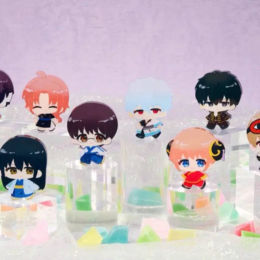 [BUNJANG] Gintama Raincoat Keychain &amp; Kararotto Acrylic Stand Bundle Set / 일괄 세트 은혼 우비 메지루시 키링 카라코로 아크릴 카츠라 즈라 새트