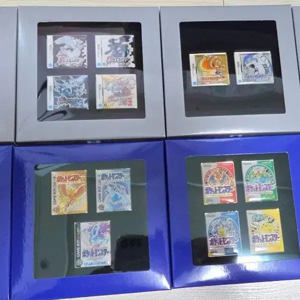 [BUNJANG] Pokemon 30th Anniversary Cartridge Badge Set / 포켓몬스터 게임 카트리지 뱃지/ 포켓몬 뱃지