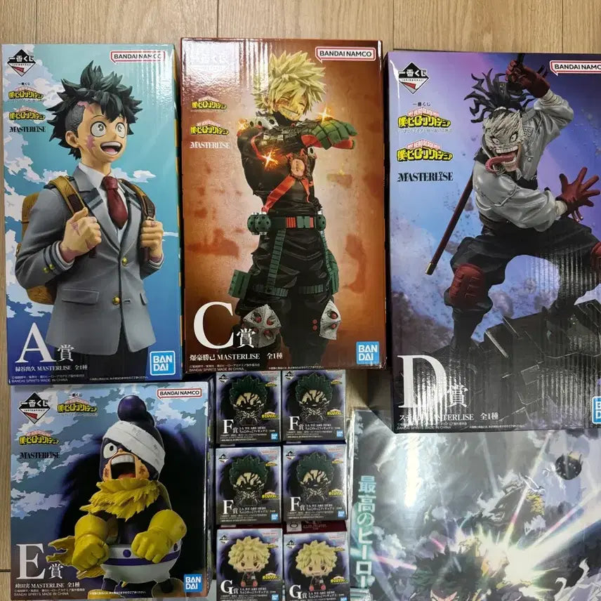 [BUNJANG] My Hero Academia Ichiban Kuji A, C, D, E Bundle / 나의 히어로 아카데미아  A, C,D,E 일괄 바쿠고 제일복권 이치방쿠지