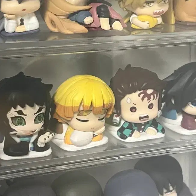 [BUNJANG] Demon Slayer Mugen Train Onemutan Hakuji Giyu Full Set Gacha Figures / 귀멸의칼날 무한성 오네무탄 하쿠지 기유 풀셋 전종 가챠 피규어 젠이츠