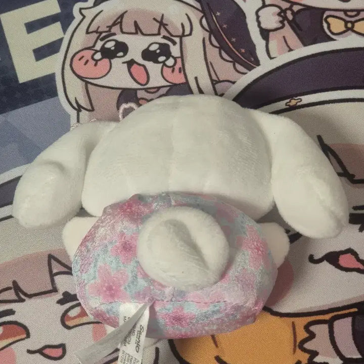 [BUNJANG] Cinnamoroll Sakura Plush Doll / 시나모롤 벚꽃 사쿠라 찰찰이 인형 누이 산리오 일본
