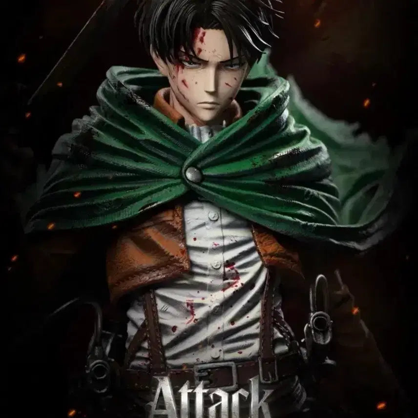 [BUNJANG] DREAM Attack on Titan Eren Yeager Resin Statue / DREAM 드림 리바이 진격의거인 레진 피규어 스테츄