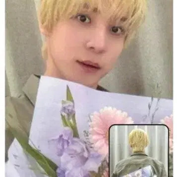 [BUNJANG] ATEEZ Golden Hour Part 5 BAD Yunho POB Floral Double-Sided Photocard / 에이티즈 골든아워 part.5 BAD 윤호 미공포 꽃다발 양면
