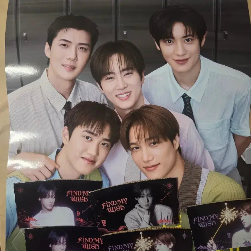 [BUNJANG] EXO "Extraordinary Summer" Photobook Poster / 엑소 여름화보 메가커피 포스터