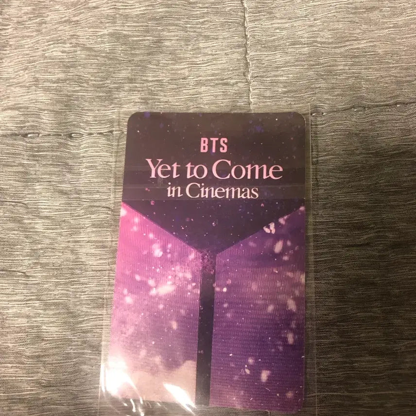 [BUNJANG] BTS Suga Yet to Come Cinema POB Photocard / BTS 방탄소년단 슈가 Yet to come 시네마 특전포카 SUGA