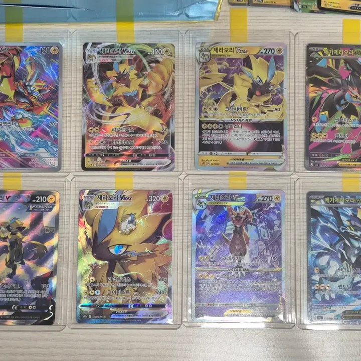 [BUNJANG] Pokemon Card Zeraora Set + Sealed Zeraora High-Class Deck Box / 포켓몬카드 제라오라 세트 + 미개봉 제라오라 하이클래스덱 박스
