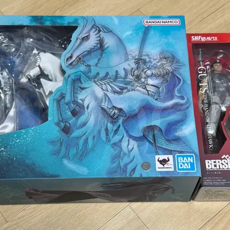 [BUNJANG] Bandai S.H.Figuarts Berserk Griffith &amp; Guts Mercenary Corps Bundle Set / 택포28 SHF 베르세르크 그리피스 / 가츠 매의단