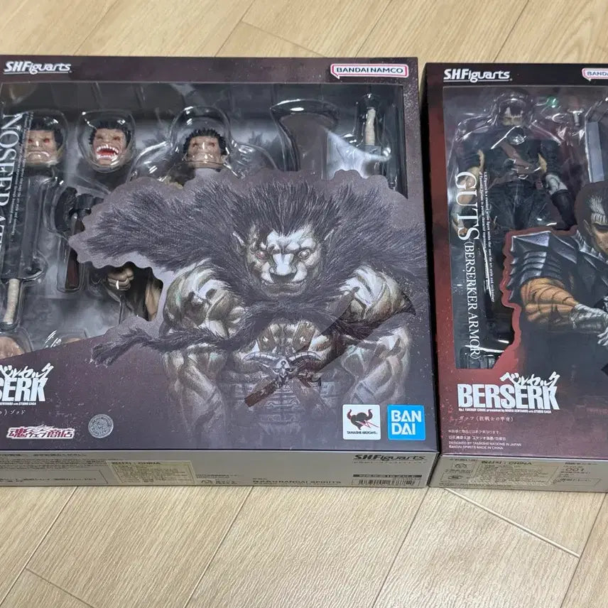 [BUNJANG] Bandai SHF Berserk Guts &amp; Zodd Figure / 택포27.5 반다이 SHF 베르세르크 피규어 거츠 / 조드 노스페라두