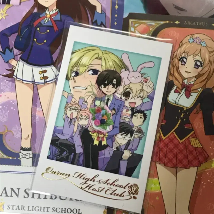 [BUNJANG] Ouran High School Host Club Polaroid Pashacard Tamaki Haruhi Haninozuka / 오란고교 호스트부 폴라로이드 폴라 파샤 레어 타마키 하루히 하니