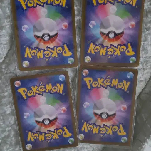 [BUNJANG] Pokemon Pikachu 4 Types Bundle Set / 포켓몬카드 피카츄 4종 일괄