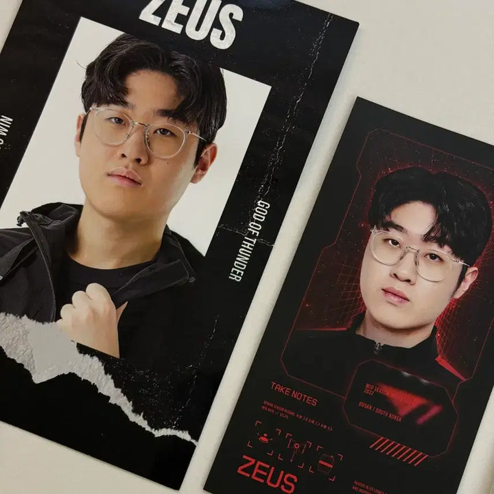[BUNJANG] T1 Zeus Choi Woo-je Photocard &amp; Postcard Bundle Set / (반택포) 롤 제우스 최우제 포토카드 엽서 굿즈 일괄