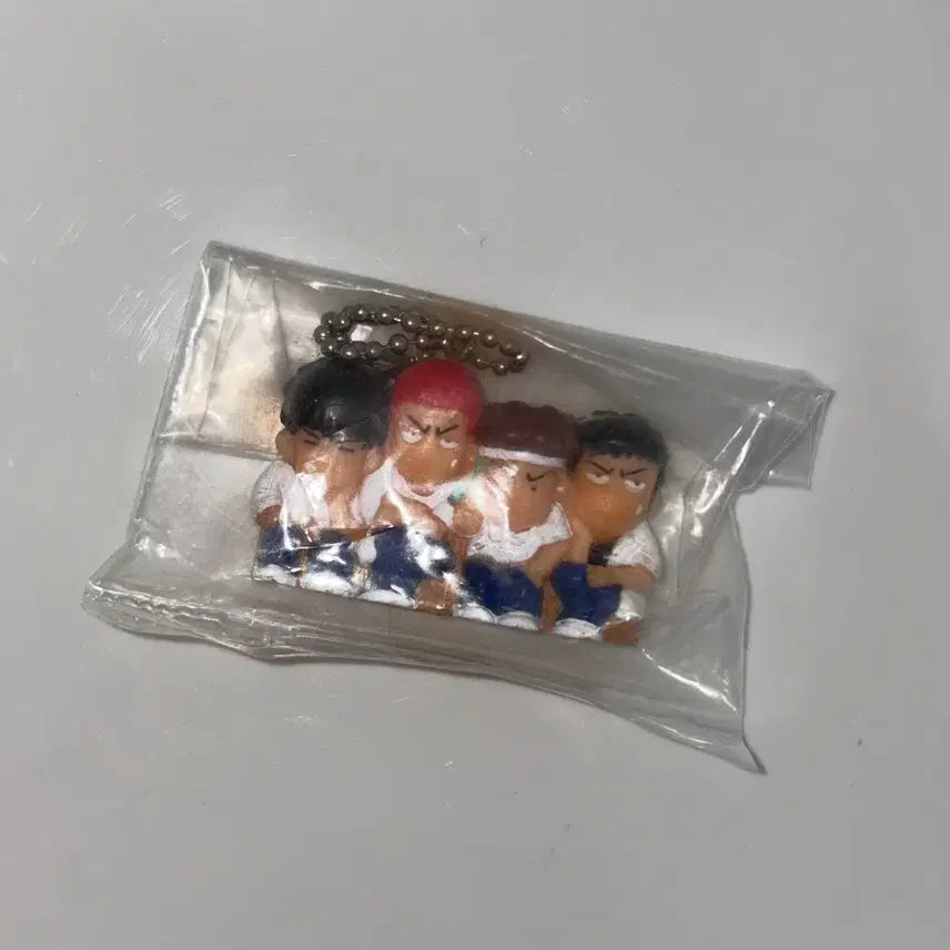 [BUNJANG] Slam Dunk Taek-Soo Kang, Baek-Ho Kang, Tae-Seop Song, Dae-Man Jeong Figure Keychain Set / 슬램덩크 슬덩 서태웅 강백호 송태섭 정대만 낙제군단 피규어 키링