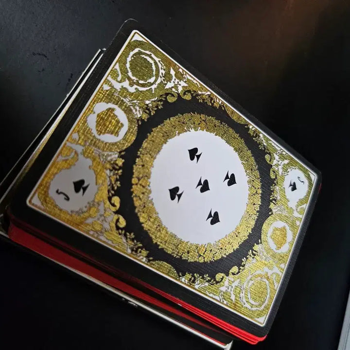 [BUNJANG] Versace Trump Card Set (Gold Trim) / 베르사체 트럼프카드 팝니다.(색상 2종/각 10만원)
