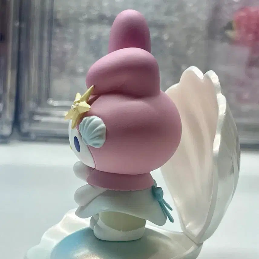 [BUNJANG] Minsso Sanrio My Melody Blue Holiday Pearl Figure / 미니소 산리오 푸른바다의휴일 진주 마이멜로디