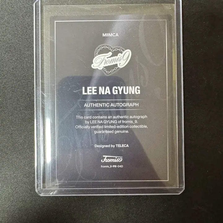 [BUNJANG] fromis_9 Lee Nagyung Terramedia Promo Auto Signed Photocard / 테레카 프로미스나인 이나경 프로모 오토 싸인 카드