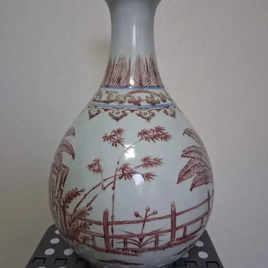 [BUNJANG] Yurihong Porcelain Vase with Three Cranes / 유리홍 도자기
