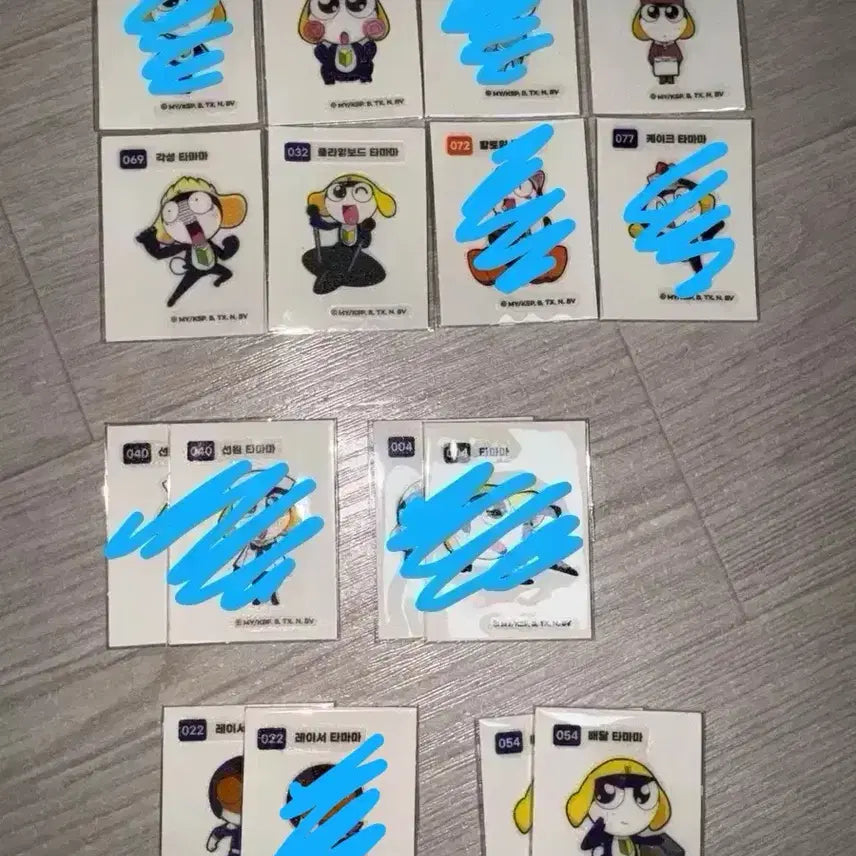 [BUNJANG] Keroro 1st Edition Sticker Set Individual Sale / 케로로 1탄 띠부씰 개별판매 (실시간 수정)