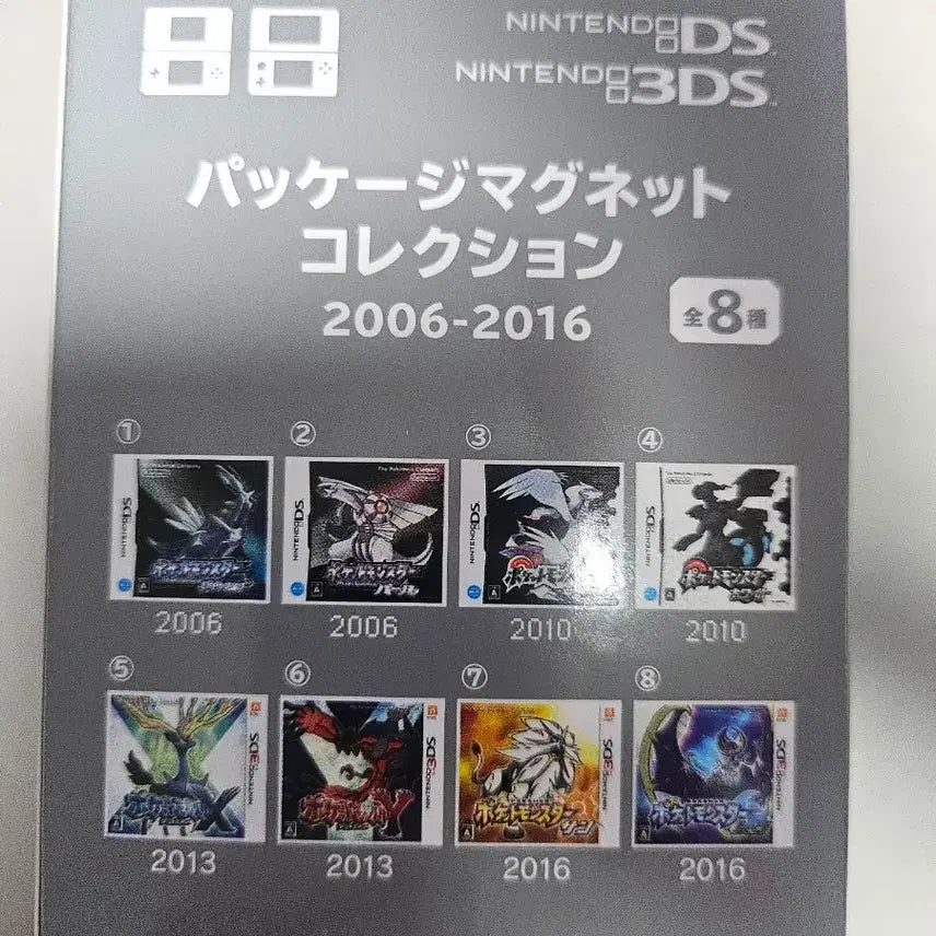 [BUNJANG] Pokemon Center Package Magnet Collection 2006-2016 BOX / 포켓몬센터 패키지 마그넷 컬렉션 2006-2016 BOX