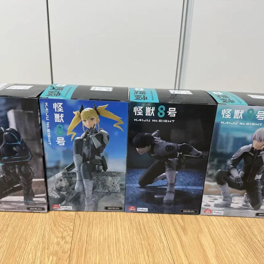 [BUNJANG] Kaiju No. 8 Noodle Stopper Figure Bundle Set (4 Types) / 괴수8호 누들스토퍼 4종 일괄 판매